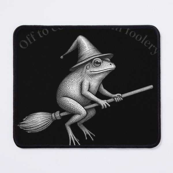 Item preview, Off to Commit Tom Foolery Frog Witch T-Shirt – Funny Halloween Frog Gift designed and sold by nomu-nomu.