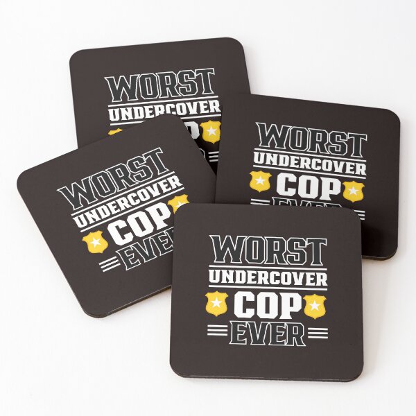 Item preview, Worst Undercover Cop Ever Funny Police Badge Graphic designed and sold by bisardpeak6.