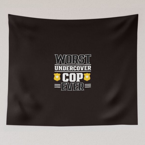 Item preview, Worst Undercover Cop Ever Funny Police Badge Graphic designed and sold by bisardpeak6.