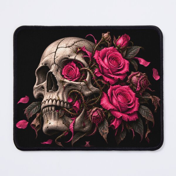 Item preview, Skull Among Roses designed and sold by NexO.Studio.