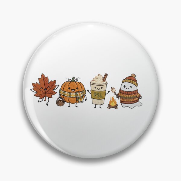 Item preview, Cute Fall doodles Embroidered designed and sold by To101ARt.