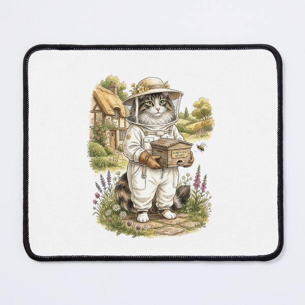 Item preview, Norwegian Forest Cat Beekeeper designed and sold by PictoVibe.