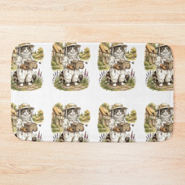 Item preview, Norwegian Forest Cat Beekeeper designed and sold by PictoVibe.
