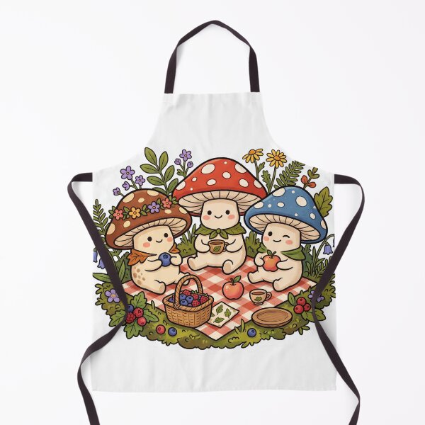 Item preview, Mushroom Friends Tea Party designed and sold by Biwbiwty.