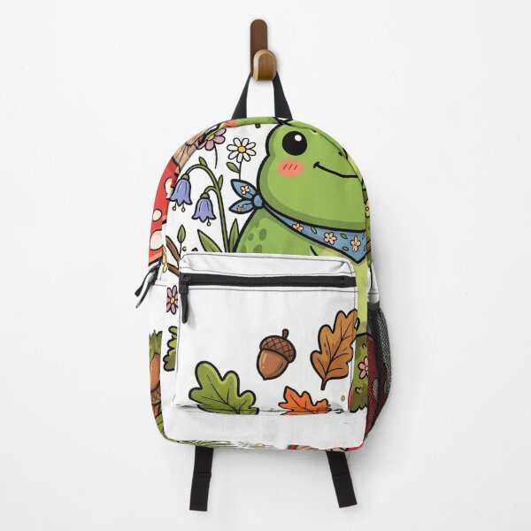 Item preview, Cute Frog and Mushroom Forest Friend designed and sold by Biwbiwty.
