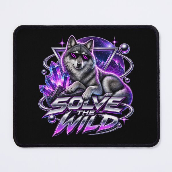 Item preview, Solve The Wild - Y2K Gray Wolf designed and sold by HOUSE OF VMH.