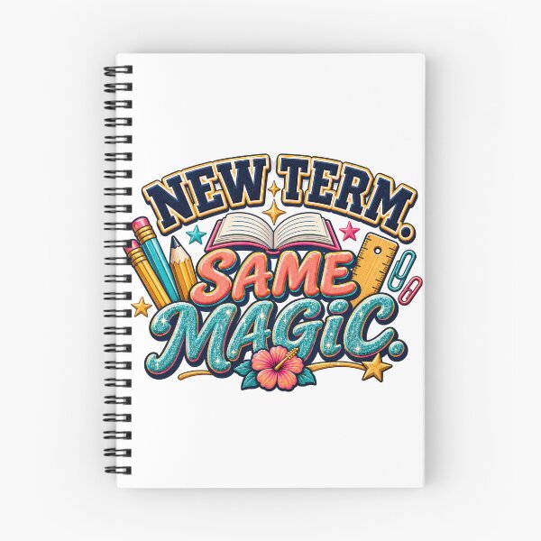 Item preview, New Term, Same Magic – Glitter Teacher Back-to-School Design designed and sold by CaribChroma.