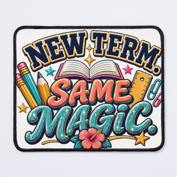Item preview, New Term, Same Magic – Glitter Teacher Back-to-School Design designed and sold by CaribChroma.
