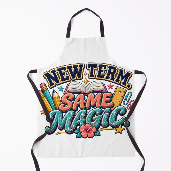 Item preview, New Term, Same Magic – Glitter Teacher Back-to-School Design designed and sold by CaribChroma.