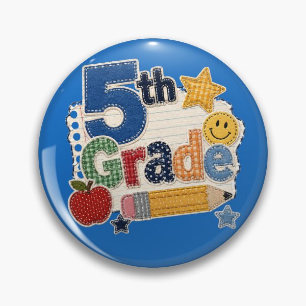 Item preview, 5th grade embroidery sewing design  designed and sold by bipsybutton.