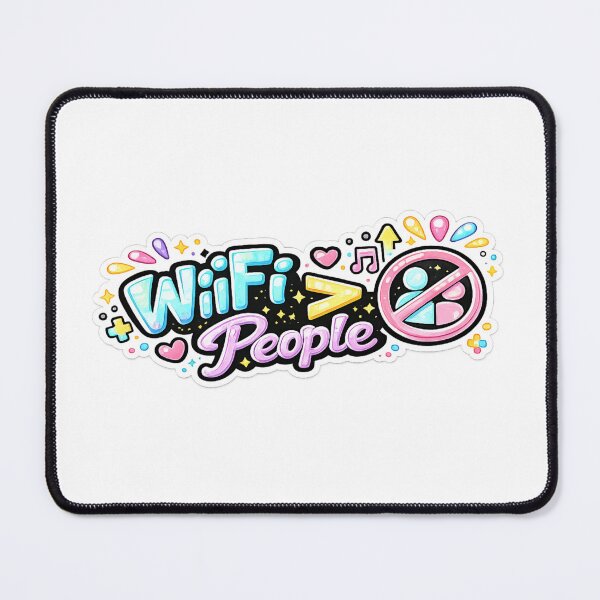 Item preview, WiFi  People Funny Sticker  Introvert Meme  Internet Humor Typography  designed and sold by MR4me.