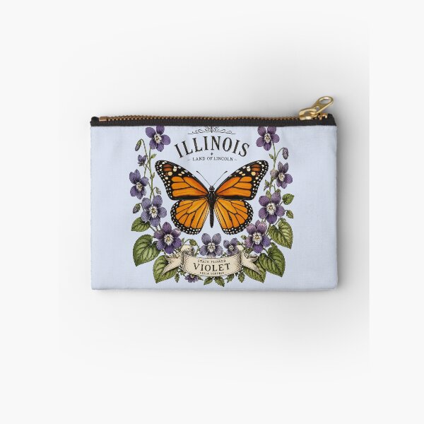 Item preview, Illinois Blooms And Butterfly Pride designed and sold by taiche.