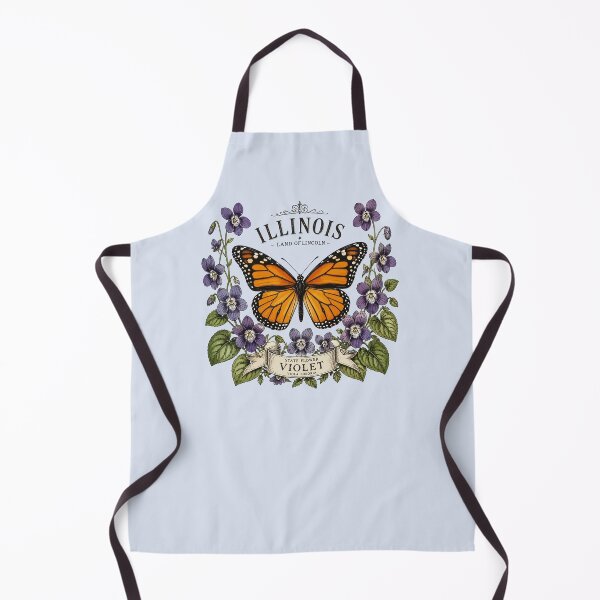 Item preview, Illinois Blooms And Butterfly Pride designed and sold by taiche.
