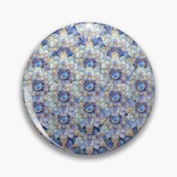 Item preview, Blue Field of Dreams Pattern designed and sold by Shy Fractal Designs.