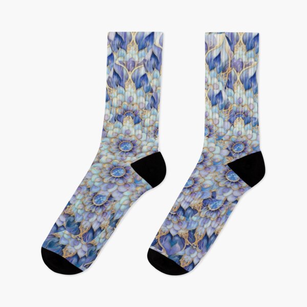 Item preview, Blue Field of Dreams Pattern designed and sold by Shy Fractal Designs.