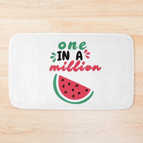 Item preview, one in a million watermelon summer quote design designed and sold by SK ArtNest.