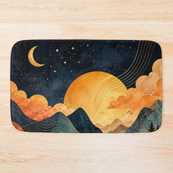 Item preview, Abstract Surreal Landscape – Vibrant Dreamscape Modern Art designed and sold by TheAllInStore.