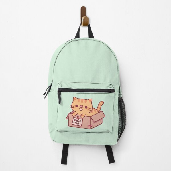 Item preview, Adopt Me Cute Orange Tabby Cat in Cardboard Box designed and sold by rustydoodle.