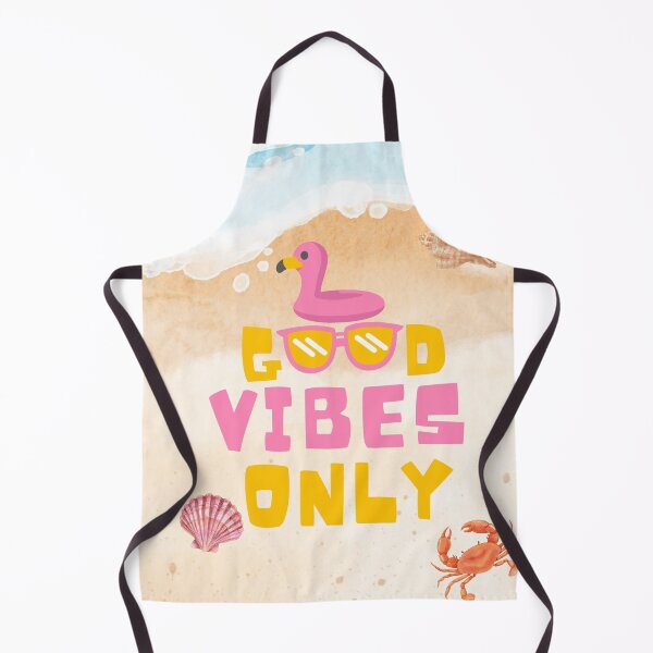 Item preview, good vibes only flamingo sunglasses funny quote design designed and sold by SK ArtNest.