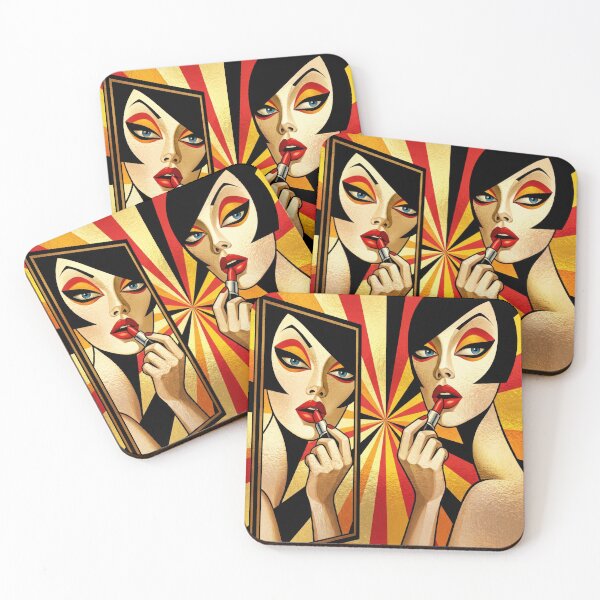 Item preview, Lipstick Mirror image designed and sold by Andy Gambino Art.