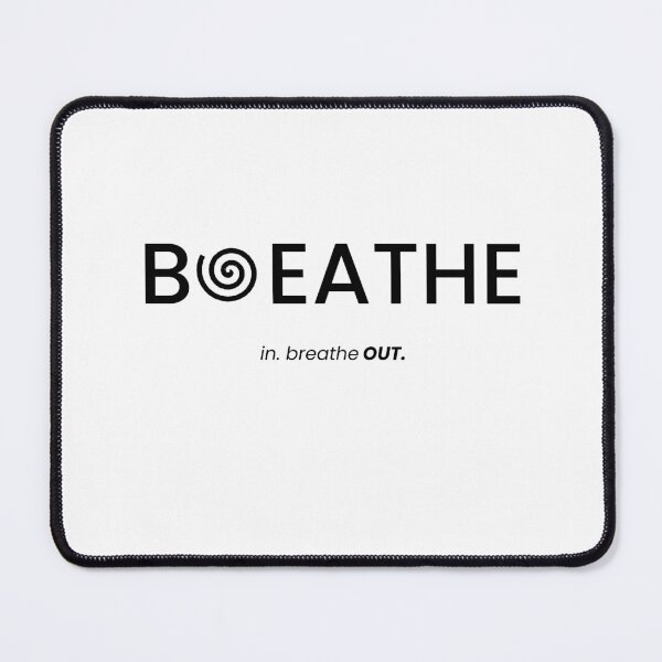 Item preview, Just Breathe In Breathe Out Minimalist Typography Design designed and sold by VanSum.