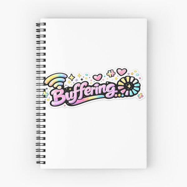 Item preview, Buffering.Funny Loading Meme Internet & Tech Humor Typography  designed and sold by MR4me.