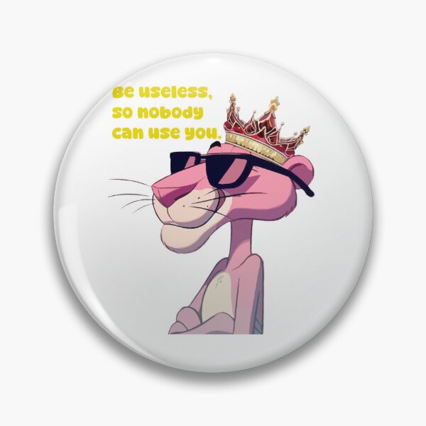 Item preview, Pink Panther Chill Vibes – Be Useless Cartoon Graphic Classic  designed and sold by ZenithPrints51.