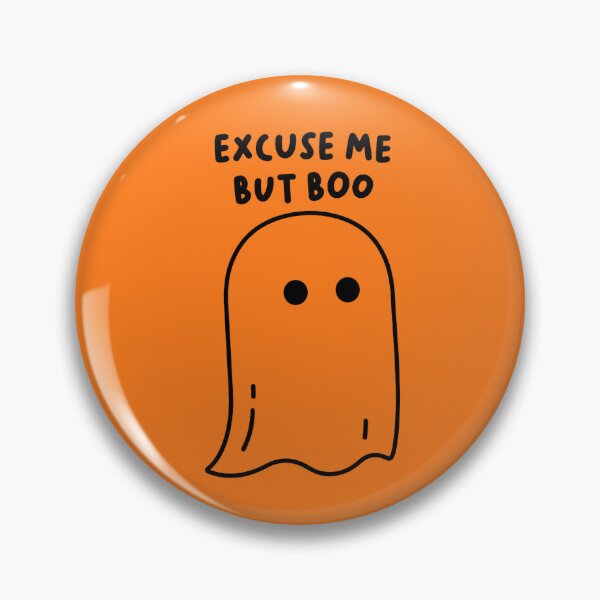 Item preview, Excuse Me But Boo Ghost T-Shirt – Funny Minimalist Halloween Shirt designed and sold by nomu-nomu.