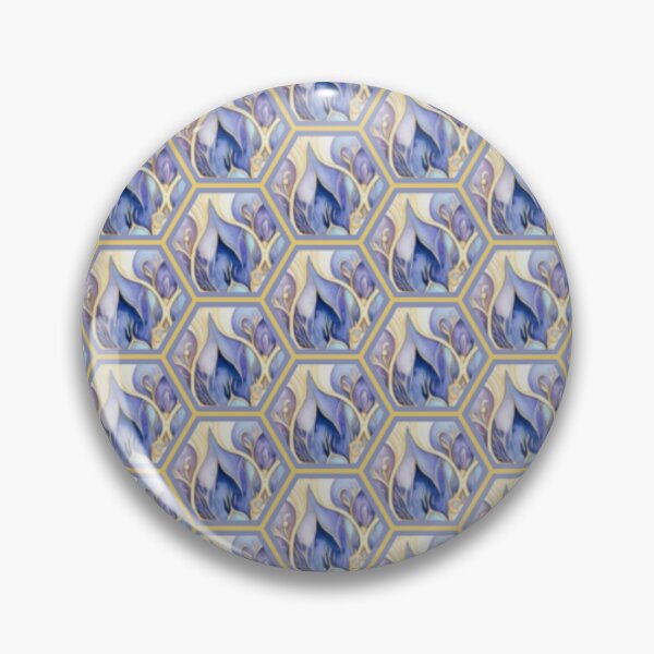 Item preview, Periwinkle Iris Pattern designed and sold by Shy Fractal Designs.