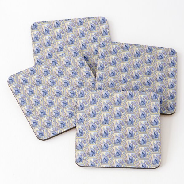 Item preview, Periwinkle Iris Pattern designed and sold by Shy Fractal Designs.