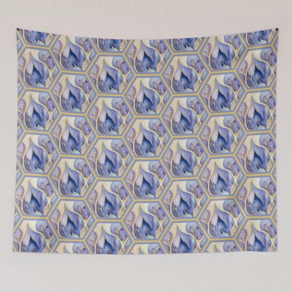 Item preview, Periwinkle Iris Pattern designed and sold by Shy Fractal Designs.