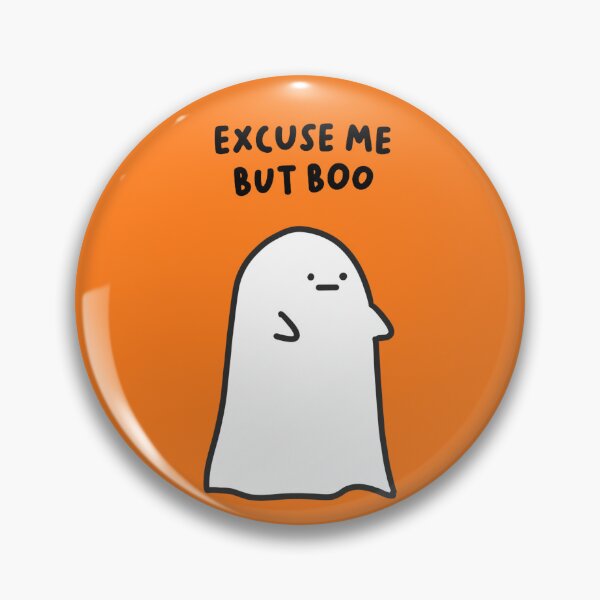 Item preview, Excuse Me But Boo Ghost T-Shirt – Funny Minimalist Halloween Shirt designed and sold by nomu-nomu.