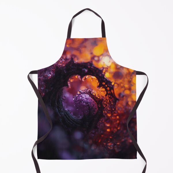 Item preview, Water Droplets in Halloween Purple and Gold designed and sold by Harmonic_Layers.