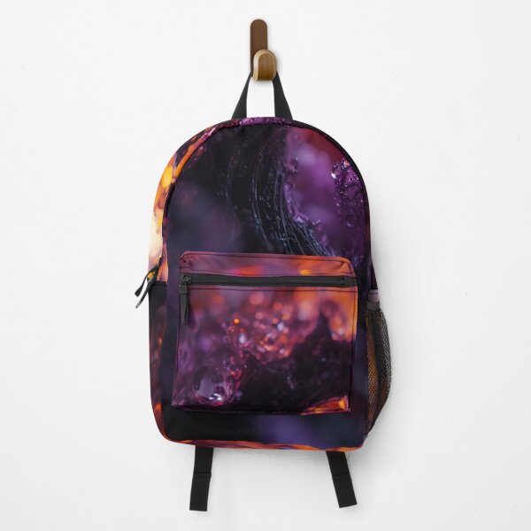 Item preview, Water Droplets in Halloween Purple and Gold designed and sold by Harmonic_Layers.