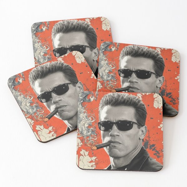 Item preview, Arnold Schwarzenegger Bold Digital Portrait Artwork designed and sold by Vicky021.
