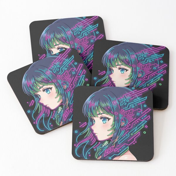 Item preview, Cyber Pulse – Neon Gamer Girl designed and sold by Revyra Design .