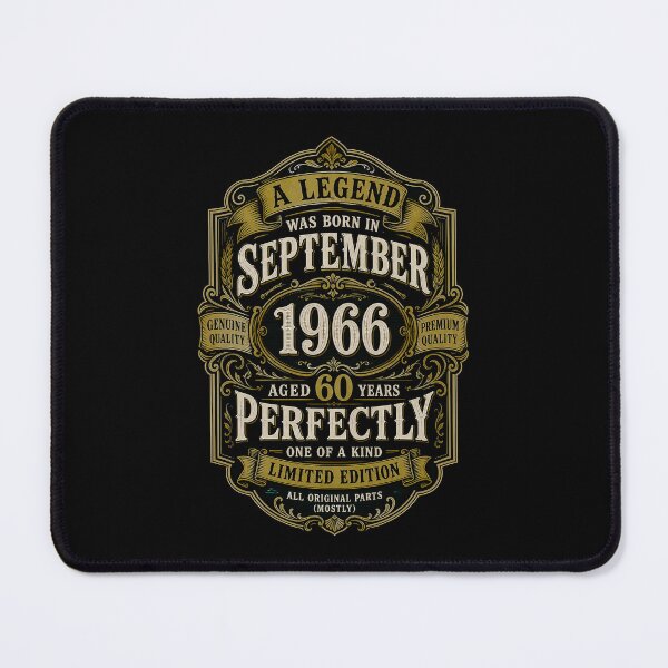 Item preview,  Legend Born in September 1966 60th Birthday Retro Vintage Gift designed and sold by FernaRoje.