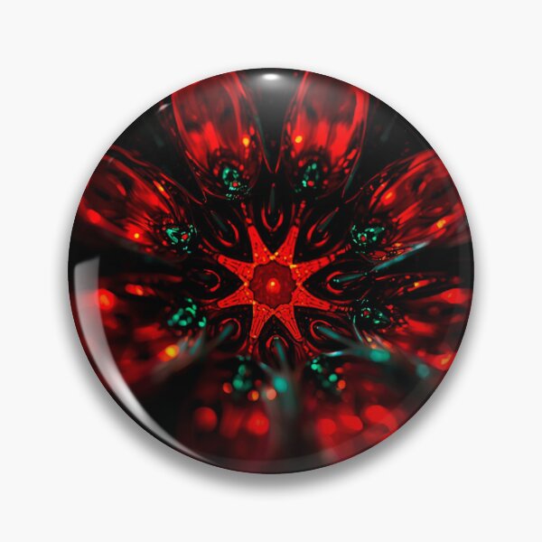 Item preview, Crimson and Emerald Glowing Kaleidoscope designed and sold by Harmonic_Layers.