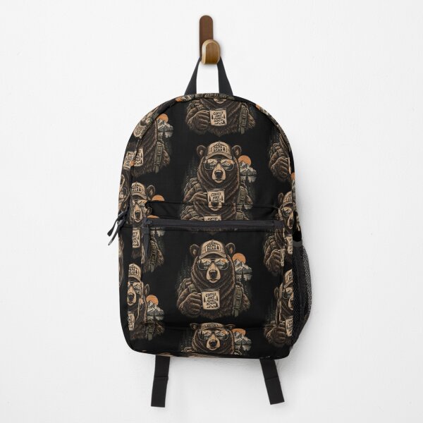 Item preview, Papa Bear – Coffee Hike Family Repeat Vintage Hiking & Camping Bear designed and sold by nasr-say.