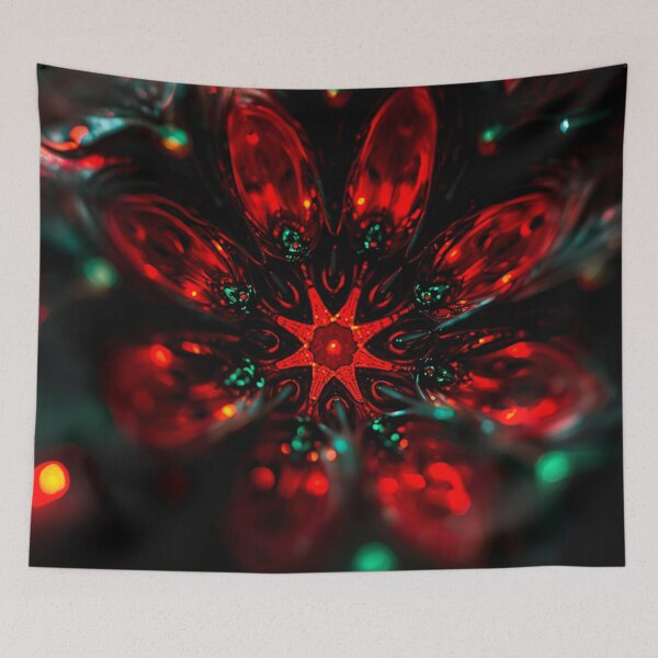 Item preview, Crimson and Emerald Glowing Kaleidoscope designed and sold by Harmonic_Layers.