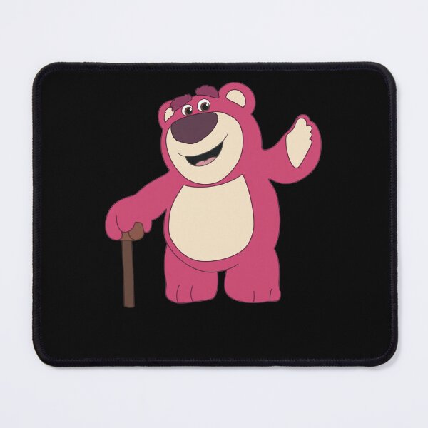 Item preview, Waving Pink Bear with Cane Cartoon designed and sold by yvonnickStore.