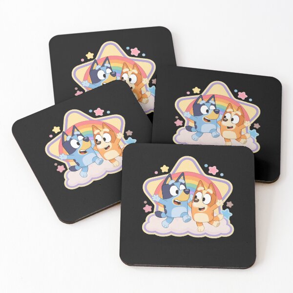 Item preview, Bluey and Bingo Rainbow Hug designed and sold by TijanaARTSt88.