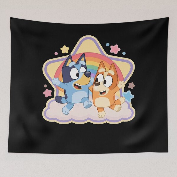 Item preview, Bluey and Bingo Rainbow Hug designed and sold by TijanaARTSt88.