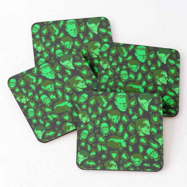 Item preview, Cheetah Print of the Frankensteins on Black designed and sold by calypso-designs.