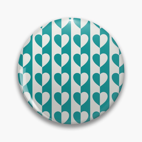 Item preview, Tranquil teal hearts designed and sold by WinkyDingo.