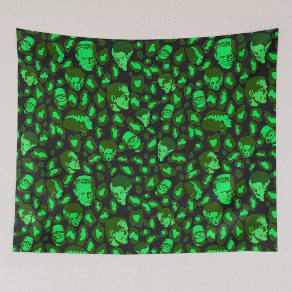 Item preview, Cheetah Print of the Frankensteins on Black designed and sold by calypso-designs.