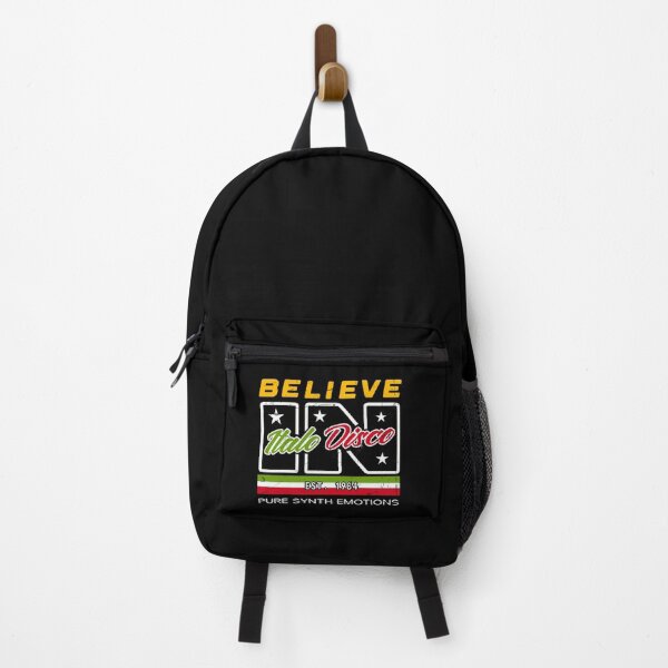 Item preview, Believe In Italo Disco| 80s Synth Pop | EST 1984 Italian Flag Retro Music designed and sold by Graphroad.
