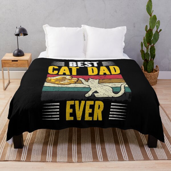 Item preview, Best Cat Dad Ever Fist Bump Retro Graphic designed and sold by SoyLamderma.