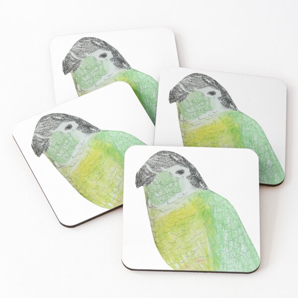 Item preview, Green conure art designed and sold by Rubyalvarez4568.