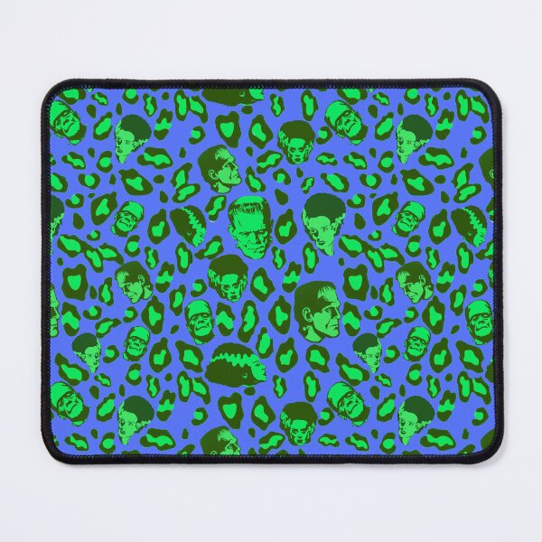 Item preview, Cheetah Print of the Frankensteins on Blue designed and sold by calypso-designs.